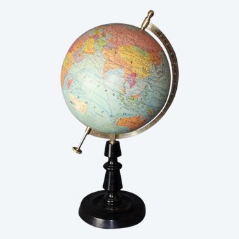 Globe Terrestre Par J Forest Vers 1920