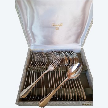 12 silver plated cutlery Japan model Christofle silverware