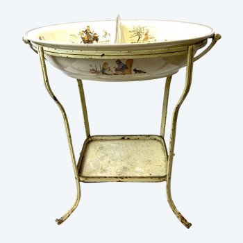 Rare Froment richard Meuble Lavabo De Bébé Ou Jouet Poupée Sarreguemines