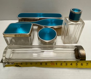 CRYSTAL AND SILVER SET