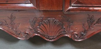 Exceptionnelle Armoire de Port, en Acajou de Cuba, région Nantaise - 1776