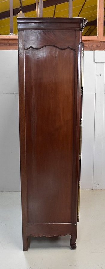 Exceptionnelle Armoire de Port, en Acajou de Cuba, région Nantaise - 1776