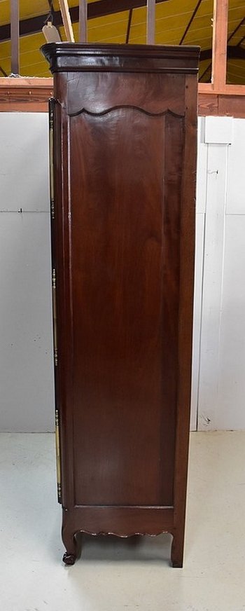 Exceptionnelle Armoire de Port, en Acajou de Cuba, région Nantaise - 1776