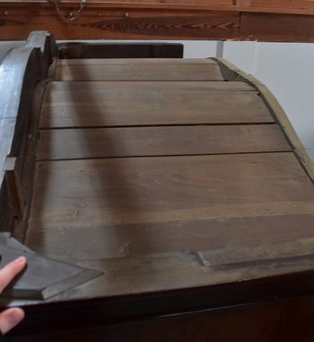 Exceptionnelle Armoire de Port, en Acajou de Cuba, région Nantaise - 1776