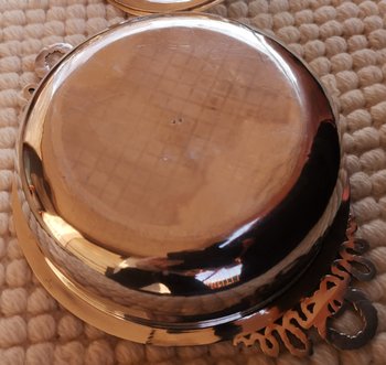 Vegetable dish in sterling silver punch neck brace Société Parisienne d'Orfèvrerie (ref D 0098BIS)