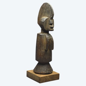 Burkina Faso, Peuple Mossi, Milieu du XXème siècle, Statuette monoxyle de fertilité Biga