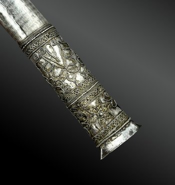 Piccolo coltello chiamato Dha - Birmania, Myanmar - XIX secolo
