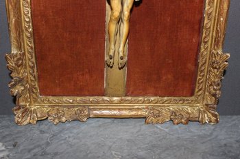 Christ In Ivory XVIII In Its Gilded Wood Frame