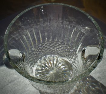 Rare Tommy model champagne bowl / bucket in Saint-Louis crystal (ref D 0105)