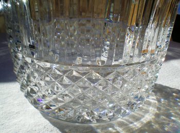 Rare Tommy model champagne bowl / bucket in Saint-Louis crystal (ref D 0105)
