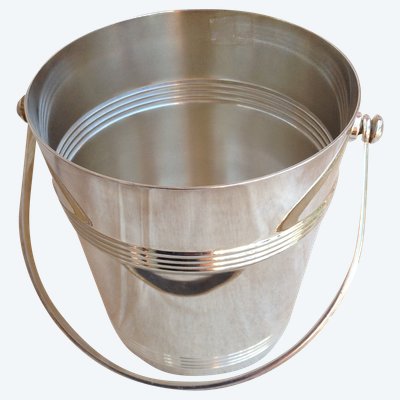 Silver-plated ice bucket Biarritz model by Christofle