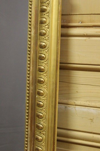 Specchio in legno e stucco dorato in stile Luigi XV XIX