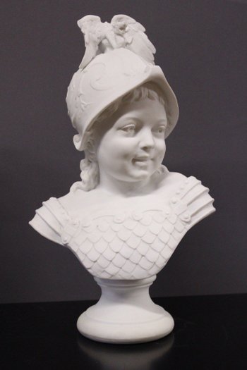 Pair Of Cookies Representing Helmeted Children