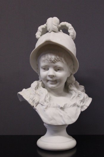 Pair Of Cookies Representing Helmeted Children
