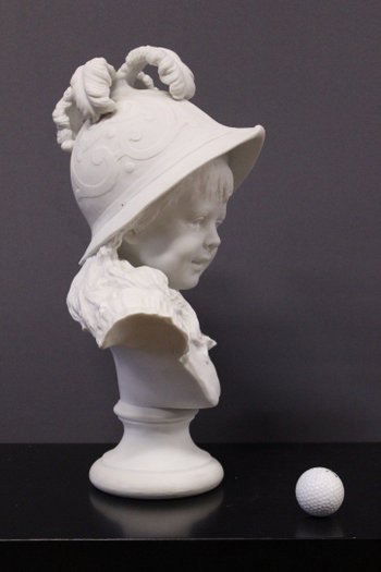 Pair Of Cookies Representing Helmeted Children