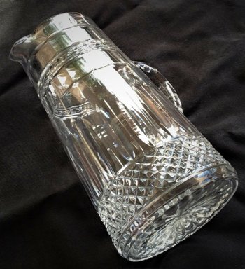 Large orangeade jug Tommy model in Saint-Louis crystal