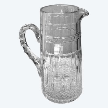 Large orangeade jug Tommy model in Saint-Louis crystal