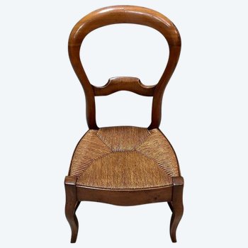 Child Chair in cherry wood, Louis-Philippe period - 2nd part of the XIXth century