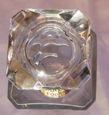 Crystal alcohol / cognac decanter signed BACCARAT Cognac Martell (ref D 0113)