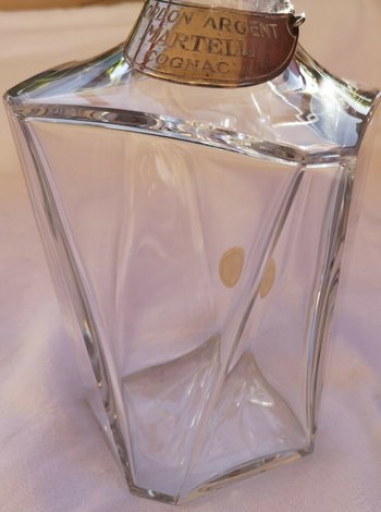 Crystal alcohol / cognac decanter signed BACCARAT Cognac Martell (ref D 0113)