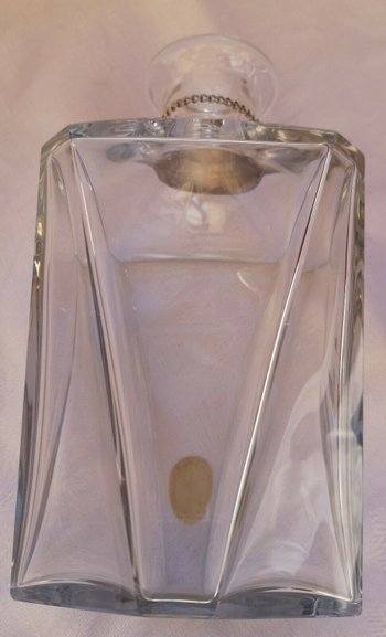 Crystal alcohol / cognac decanter signed BACCARAT Cognac Martell (ref D 0113)