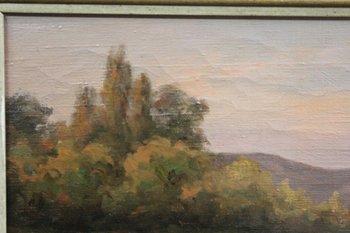 Oil on canvas La Pêche Aux Coquillages By Dubiez