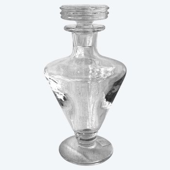 Raro piccolo decanter per alcol in cristallo firmato ST LOUIS (ref D 0113)