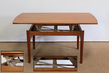 Scandinavian teak system table, model "Sesam" by Tingströms, by F. Ohlsson - 1960