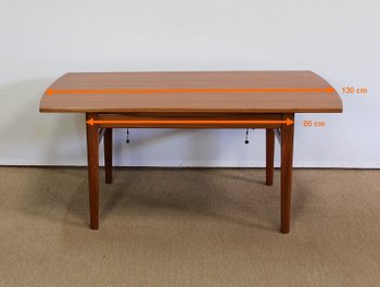 Scandinavian teak system table, model "Sesam" by Tingströms, by F. Ohlsson - 1960