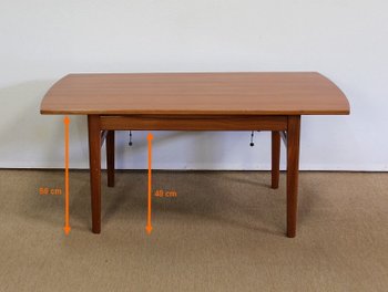 Scandinavian teak system table, model "Sesam" by Tingströms, by F. Ohlsson - 1960