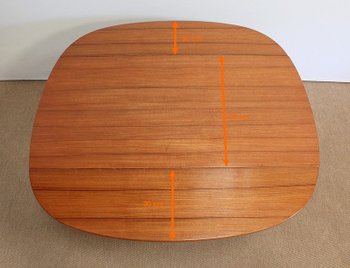 Scandinavian teak system table, model "Sesam" by Tingströms, by F. Ohlsson - 1960