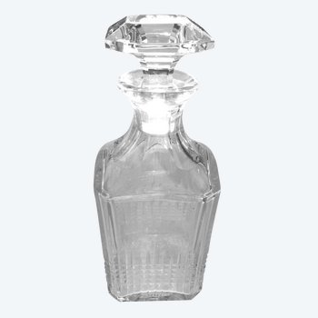 Crystal alcohol / whiskey decanter signed BACCARAT model Nancy (ref C 0083)