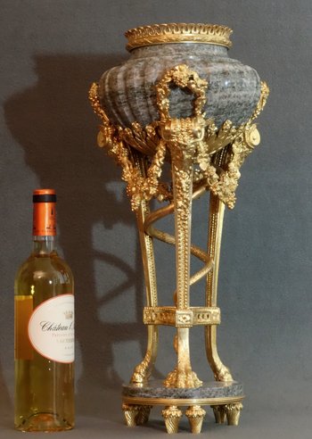  Pair of large potpourri after Gouthière 19th century