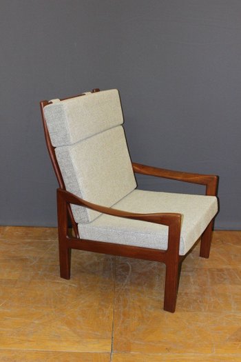 Coppia di poltrone danesi in teak, circa 1970