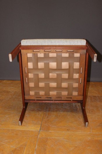 Coppia di poltrone danesi in teak, circa 1970
