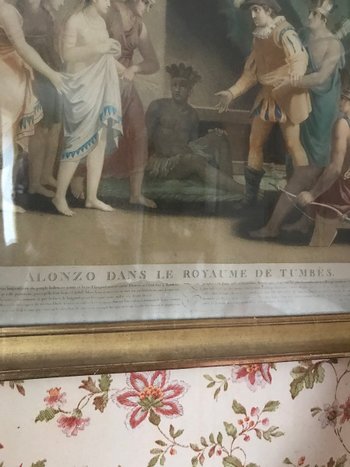 Incisione a colori di Louis-François Mariage