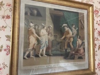 Incisione a colori di Louis-François Mariage