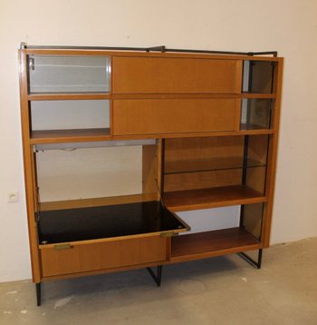 Bibliothek Und Sein Sekretär Von Georges Frydman für EFA Um 1960