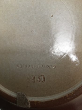 Art Nouveau SARREGUEMINES vase