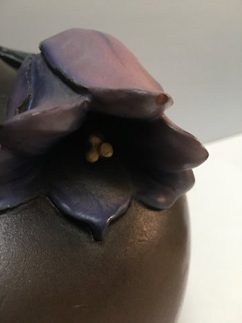 Art Nouveau SARREGUEMINES vase