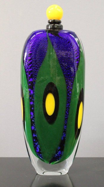 Important Flacon En Verre Multicouche Par Allain Guillot