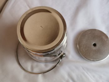 Complete silver-plated ice bucket (ref D 0143)