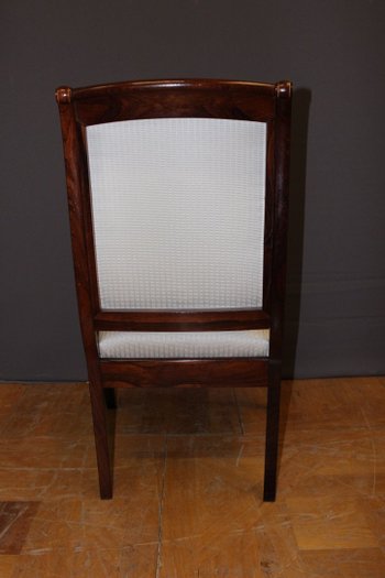 Paire De Fauteuils d'époque Charles X En Marqueterie