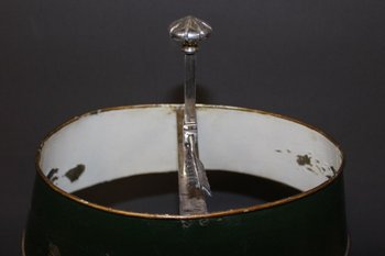 Lampada per borsa dell'acqua calda in bronzo argentato