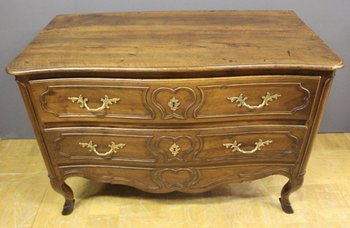 Commode Provençale En Noyer Dite Sauteuse XVIII