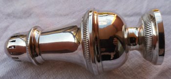 Elegant silver metal sprinkler gadroon model (ref D 0095)