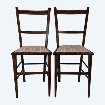 Coppia di sedie in stile Art Nouveau inglese
