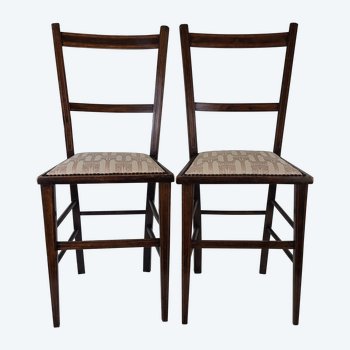 Pair of Chairs English Style Art Nouveau