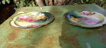 Teller aus Limoges-Porzellan 1920