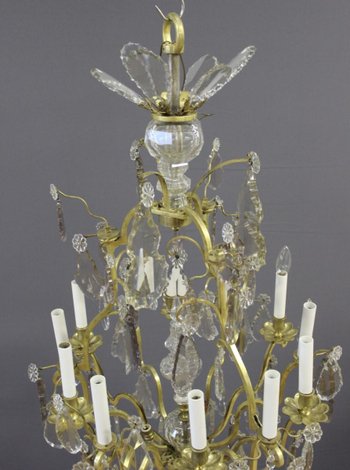 Cage Chandelier With Pampilles XIX
